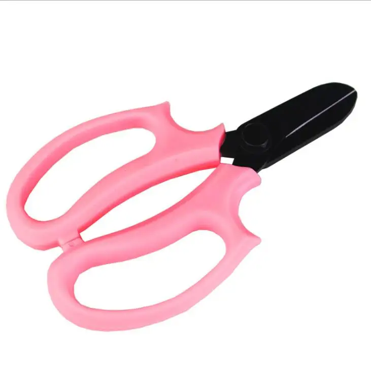 Round head flower pruning shears scissors hard steel cutter head floral scissors