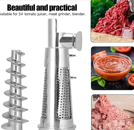Meat Mincer Replacement Spare Parts Meat Grinder Curved Knife Blade mesh