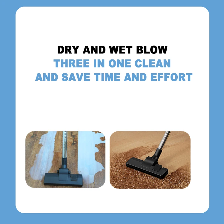 High quality commercial dry and wet blowing three-effect vacuum cleaner with Professional Accessory Set
