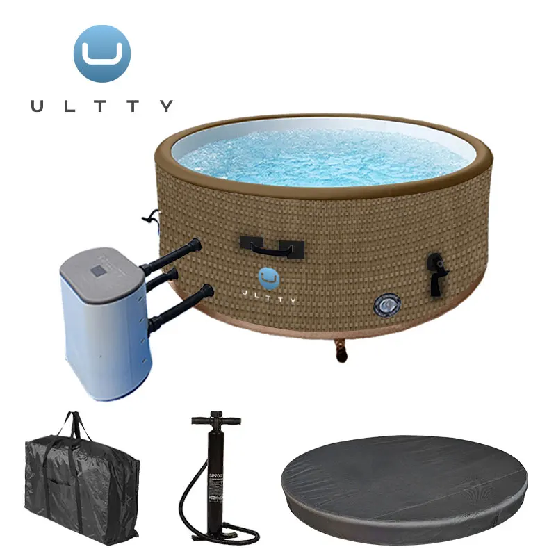 ULTTY High Quality Inflatable Hot Tub Foldable Bathtub Adult Bath Universal Pool Spa