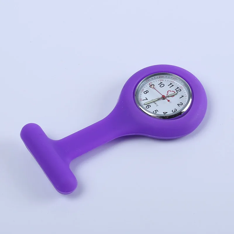 Hot sale portable waterproof silicone nurse watch gift epidemic prevention