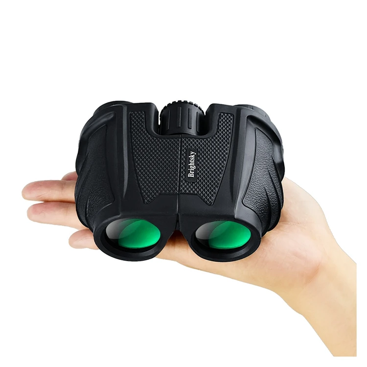 12x25 Compact Binoculars Optical Glass BK7 Porro Prism High-Definition Waterproof Binoculars Telescope for Adults Kids