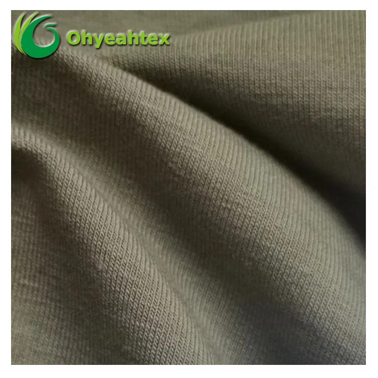 Popular Warehouse Stock Cotton Jerasey 95% Cotton 5% Spandex Knitted Fabric For Clothes