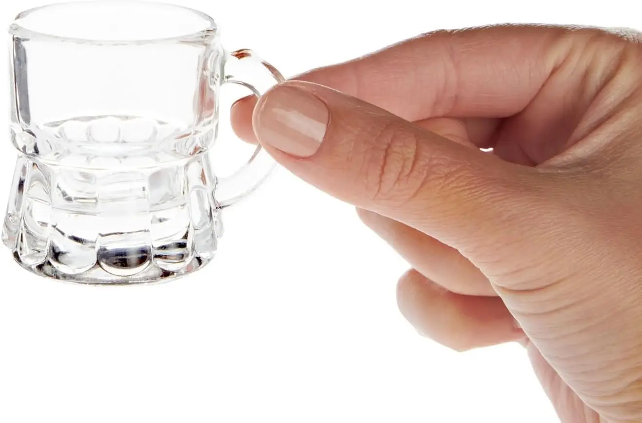 20ml  Mini Beer Mug Shot Glasses with Handles for Party Birthday