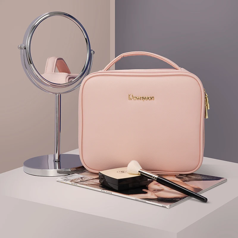 New Arrival Portable Pink Organizer Bag Travel Cosmetic Case Wholesale Private Label Makeup Bags For Women