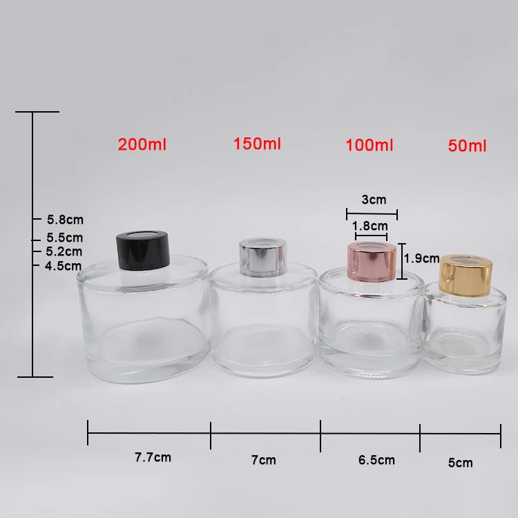 Wholesale 100Ml Glass Luxury Air Freshener Perfume Empty Bottle Car Diffuser Bottle