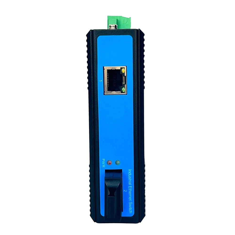 EWIND Excluding Power Supply  2 Ports 10/100M Single/Multi Mode Single / Dual Fiber Industrial PoE Fiber Switch