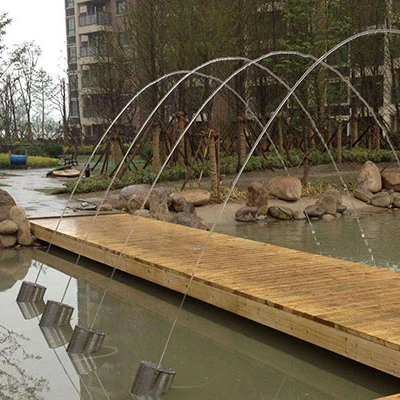 Easy Installation Outdoor Water Laminar Jumping Jets Water Fountain