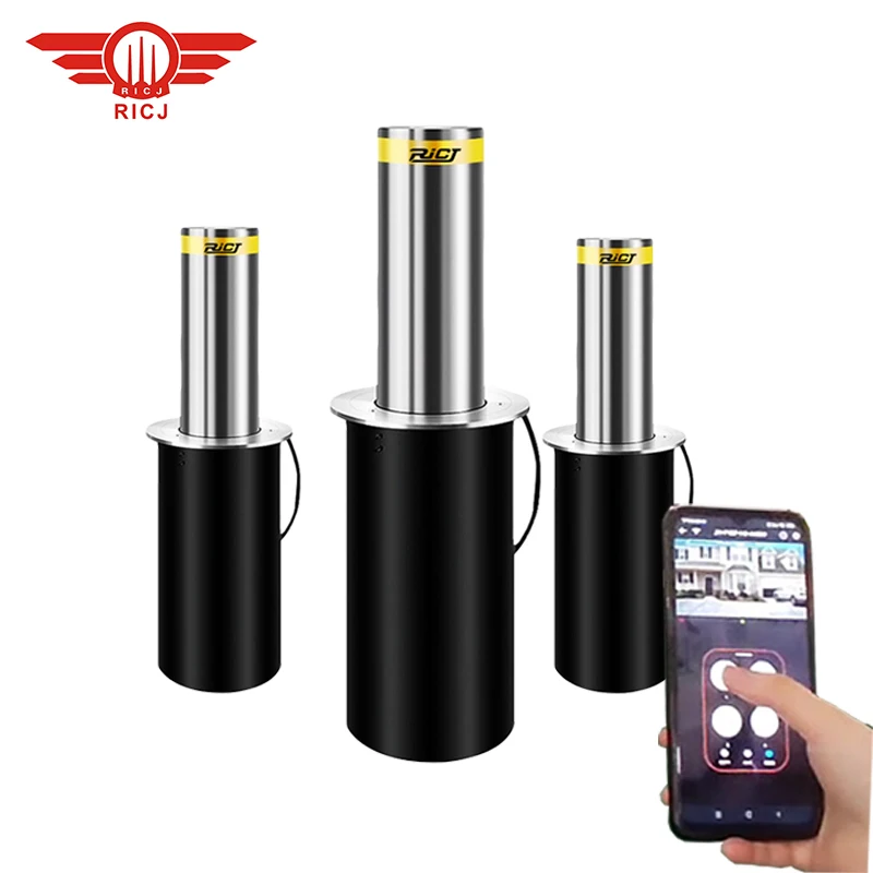 Безопасность дорожного движения противоударный барьер для защиты транспортных средств парковочный столбик электрический пульт дистанционного управления