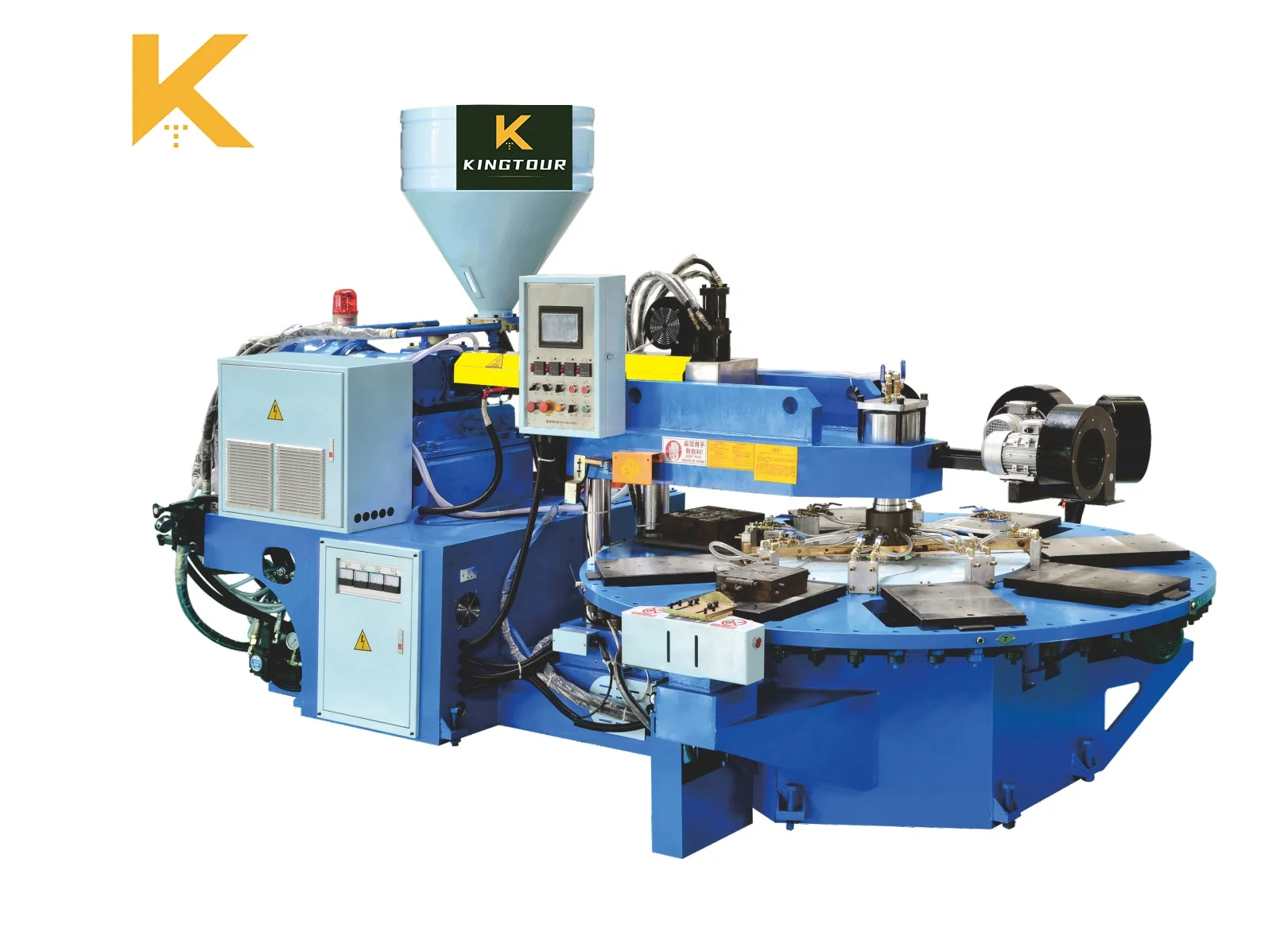 Ротационная Машина для производства подошвы из ТПР трех цветов