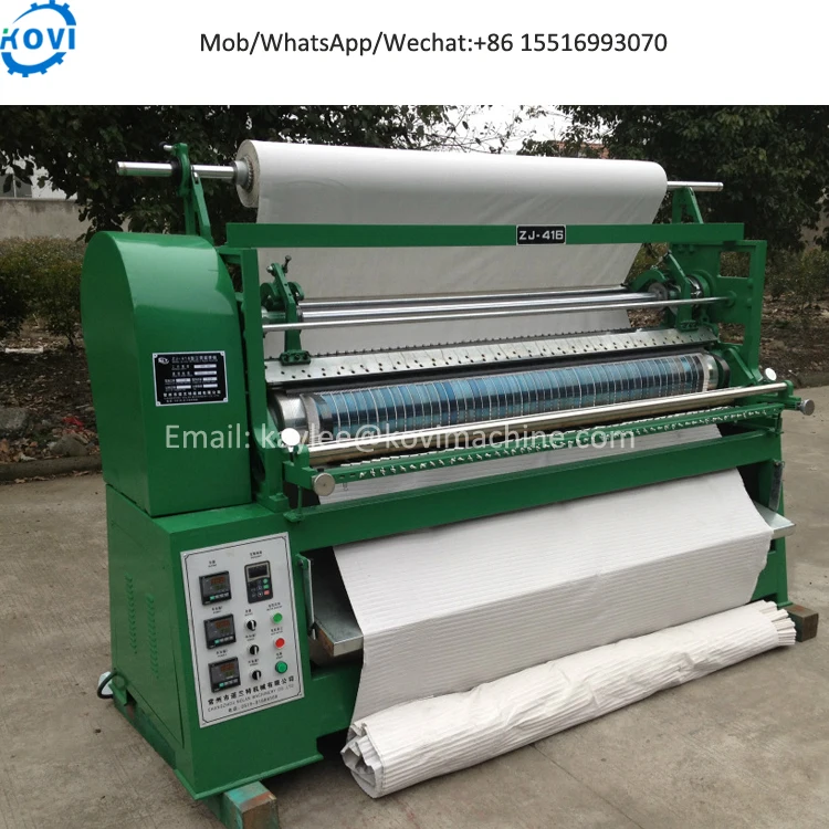 Машина для плетения тканей промышленная плиссировочная