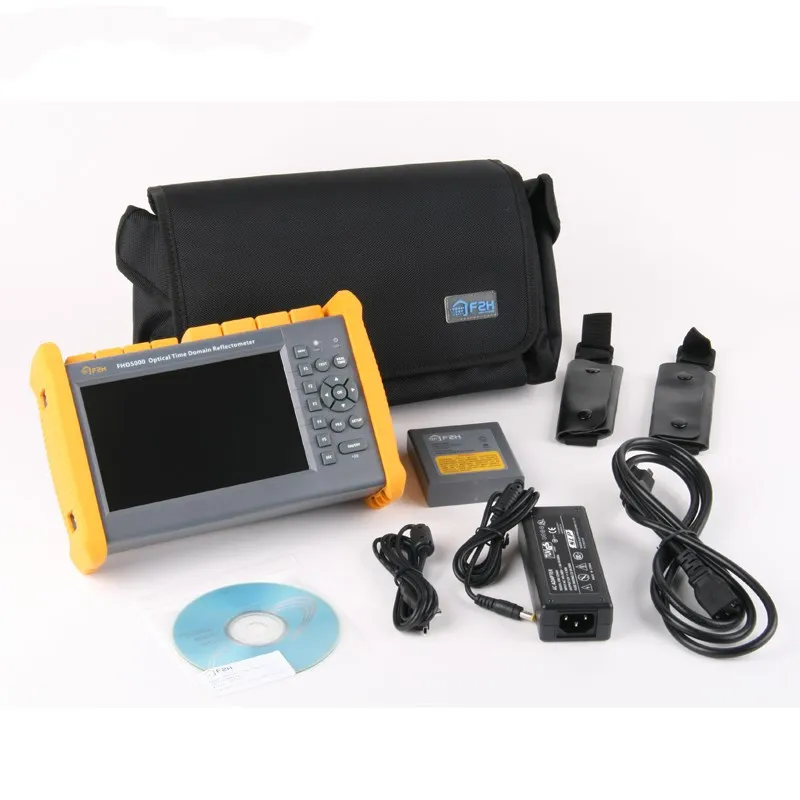 Grangday FHO5000 D26 EXFO PON OTDR 1310/1550nm 26/24dB с измерителем мощности, лазерным источником, VFL, сенсорным экраном