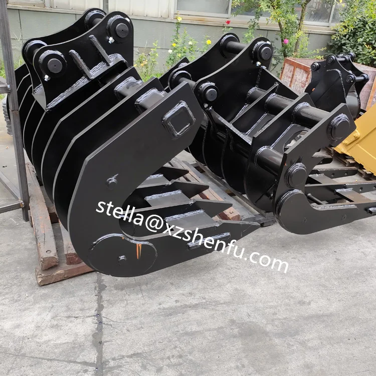 High-strength Wearable Steel Excavator Root Rake Tilting Rake Stick Rake