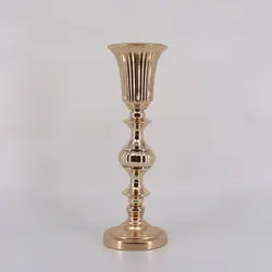 Золотые Свадебные Поставки Цветочная ваза 40/50 см дорожный свинцовый Декор реквизит подсвечники вечерние поставки