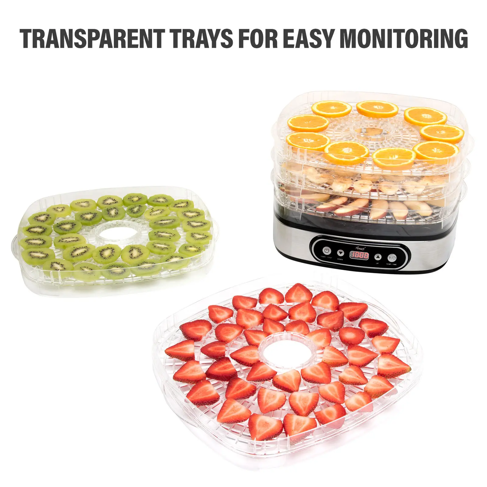 Freeze Dryer Food Food Dry Vegetables Fruit Pet Rations Stainless Steel Drying Machine With Five Elevating Layers