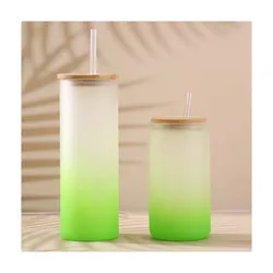 beer glass with lid and straw 16 oz Wholesale Most popular custom drink beer can glass with lid glass beer bottles