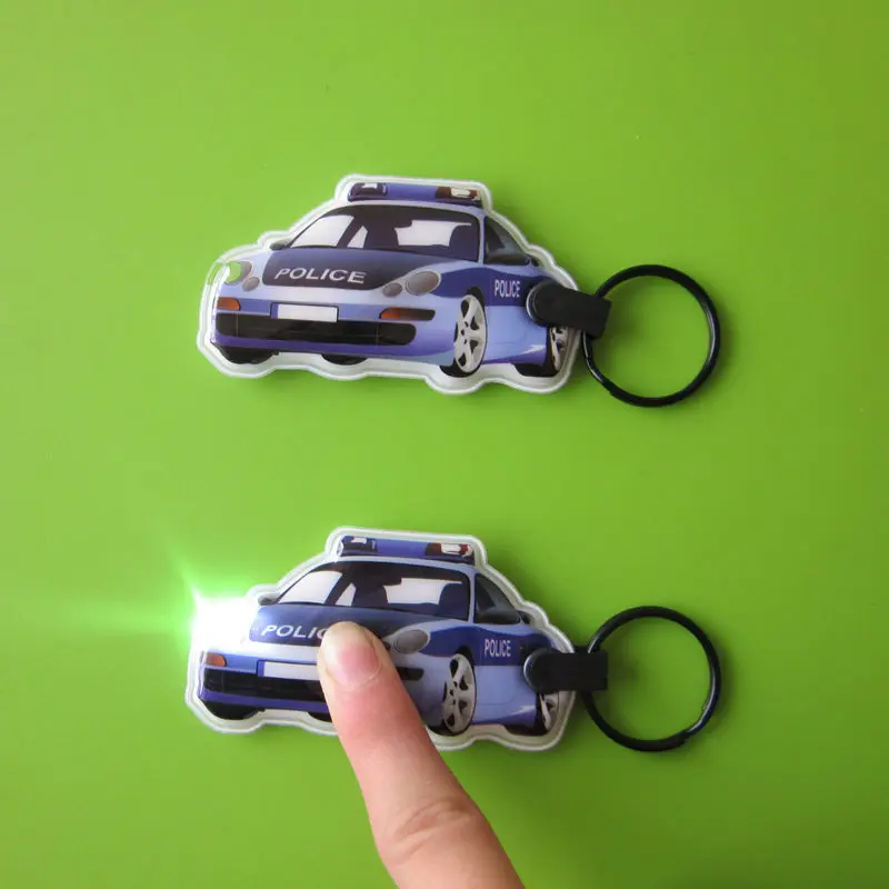 Promotional key chain with light custom cheap led light Keychain
