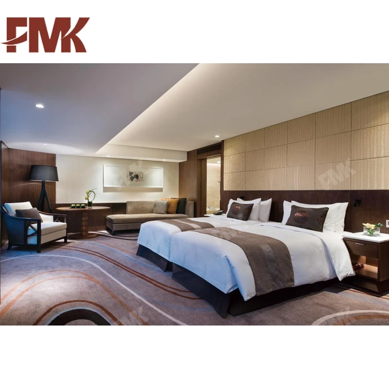 
2020 Custom Hotel Furniture Wooden Hotel Bedroom Furniture Set For 3 Star Hotel Bedroom 