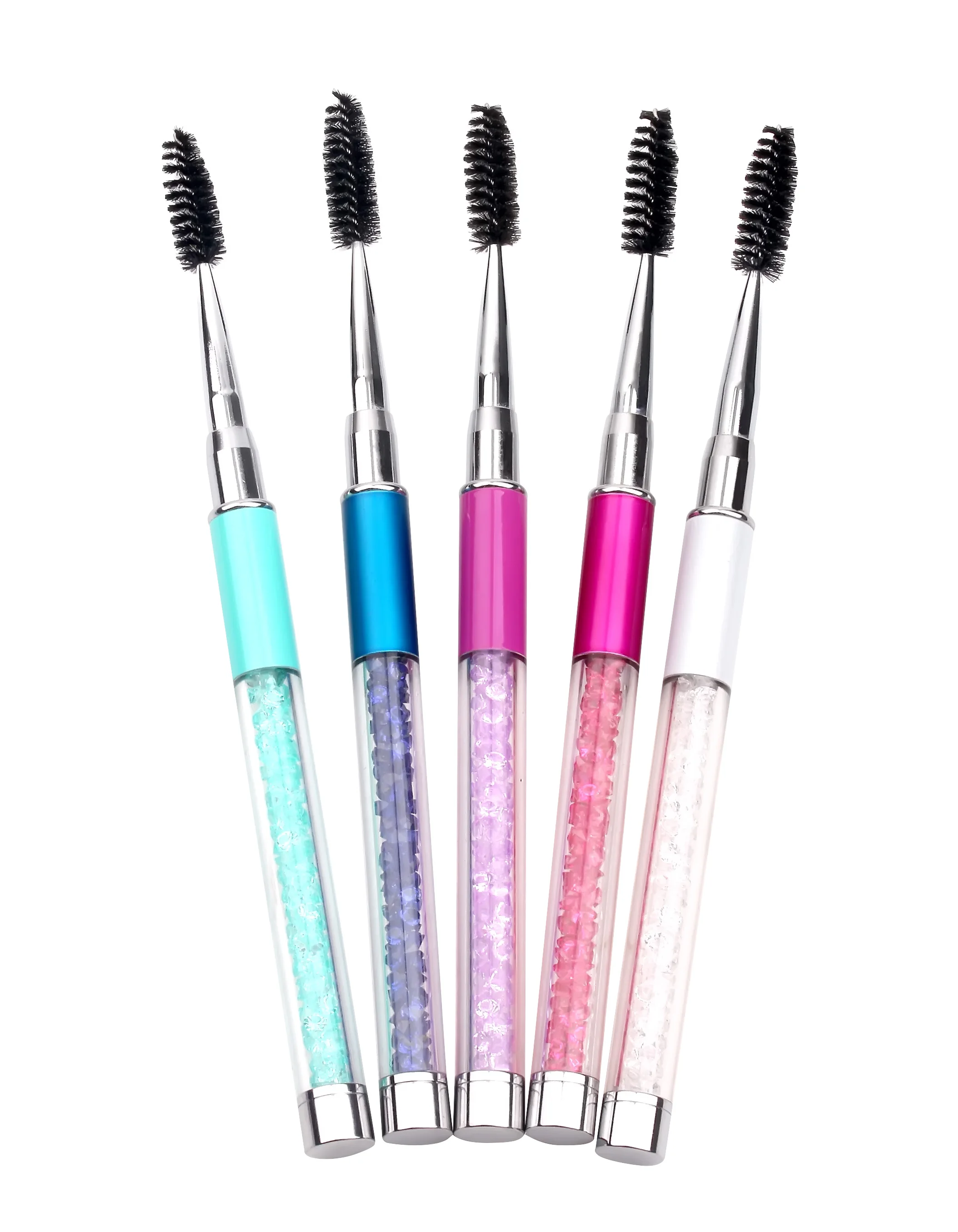 Disposable Eyelash Extension Mascara Wand Colorful Eyebrow Comb Brushes Eyelash Brush