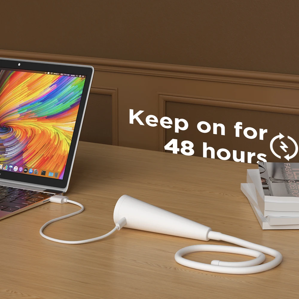 3 Color Modes Dimmable Reading Light Task Lamp Flexible Reading Light Table Lamp for Bedside Office