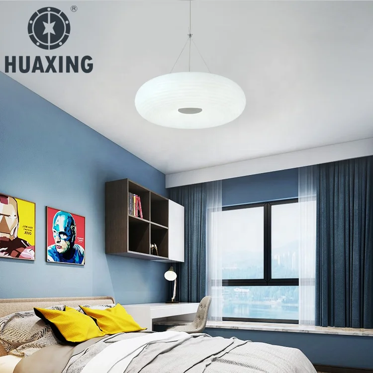 Nordic simple european designer hotel office shop loft cafe bedroom living room round acrylic modern led pendant lamp