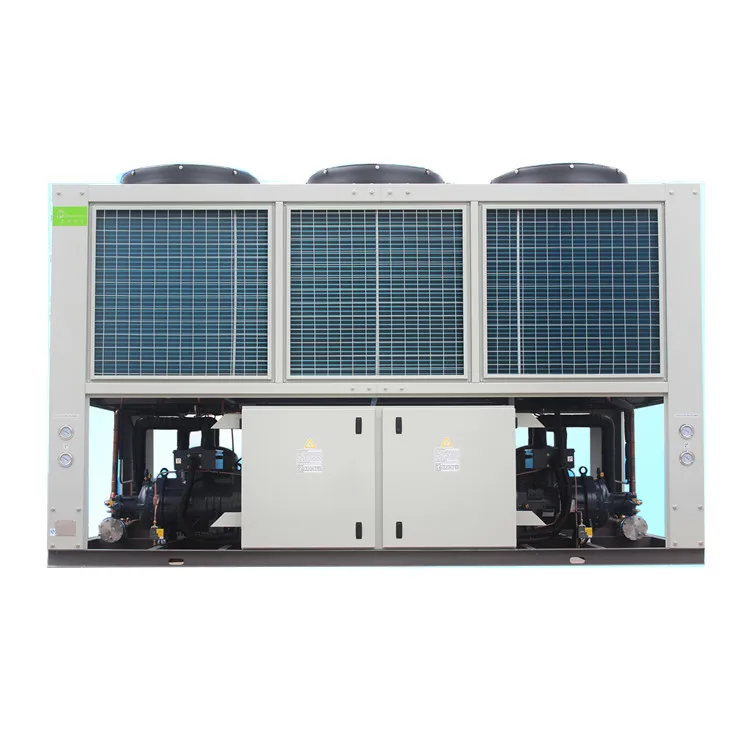 Air Cooled Screw Type Water Chiller with Heat Pump Core Components Motor and PLC One Stop Shopping for HVAC and Spare Parts