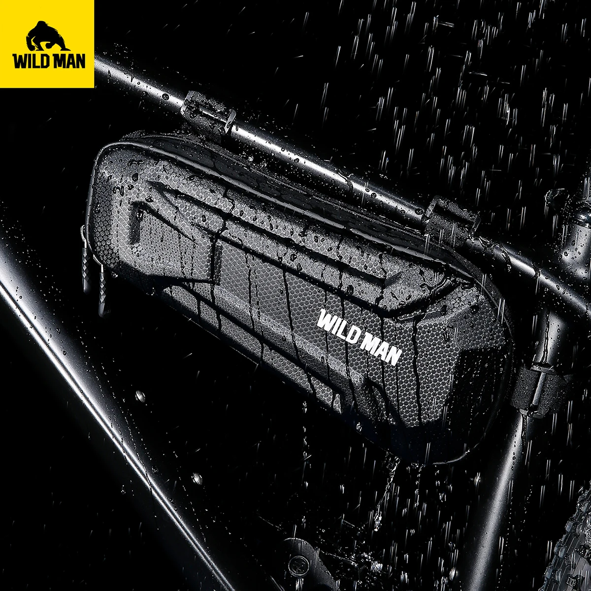 Сумка для горного велосипеда WILD MAN XT9 из ЭВА прочная Треугольная рама дорожного водонепроницаемая
