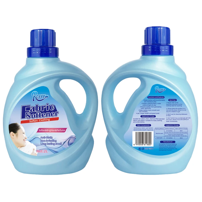 wholesale 2 liter bottle of laundry Fabric Softener Detergent Liquid  for clothes
