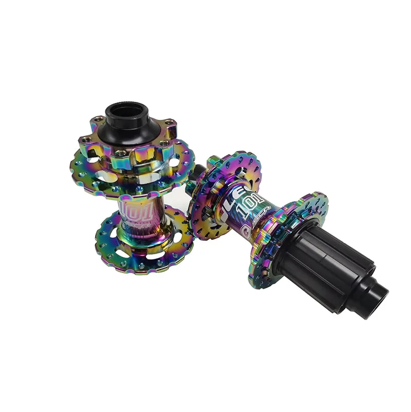Rainbow 32 Hole bicycle Hub CNC Aluminum Mountain Bike Hub Bicycle Rear Front MTB Hubs