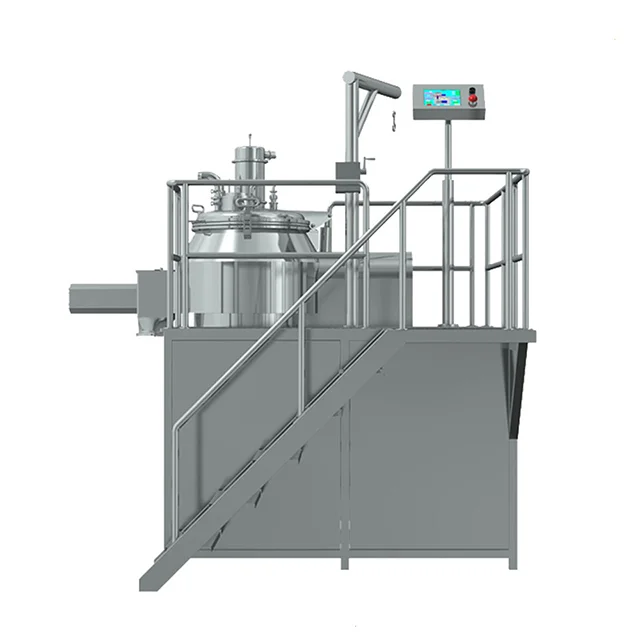 Top selling high shear mixing wall mounted wet mixer granulator in pharmaceutical industry
