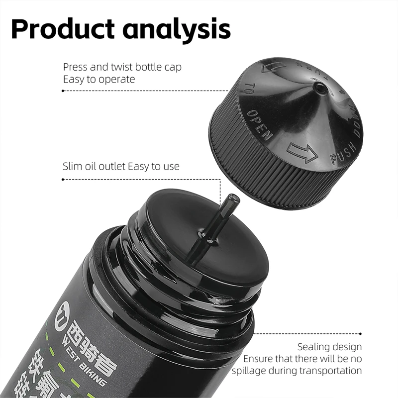 WEST BIKING Bicycle Lubricating Oil Long-lasting Lubrication Bike Ptfe Chain Oil Reduce Noise Cycling Chain Oil