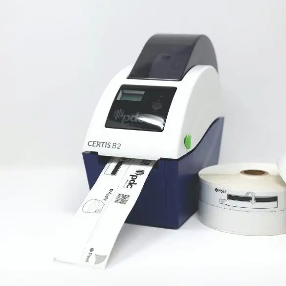 Customized barcode roll wristband hospital patient disposable medical ID thermal print identification bands thermal wristband