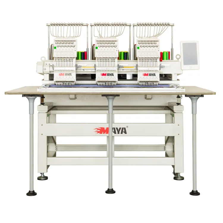 Factory Direct Sales Multi-function Industrial Maya Three-head Type Embroidery Machine Computerized Brother
