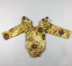 Oem Детский бутик, оптовая продажа, комбинезон для новорожденных, Рождественский купальник с принтом Санта Клауса, весенний комбинезон, одежда для маленьких девочек