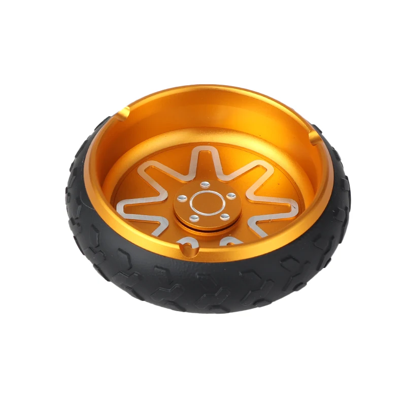 RUKIOO Tyre Unique Style Metal Shape Retro Style Wholesale Cigarette Ashtray Custom smoking Accessories