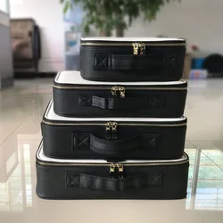 RPET Sublimation Blank Custom Pu Leather Cosmetic Organizer for women