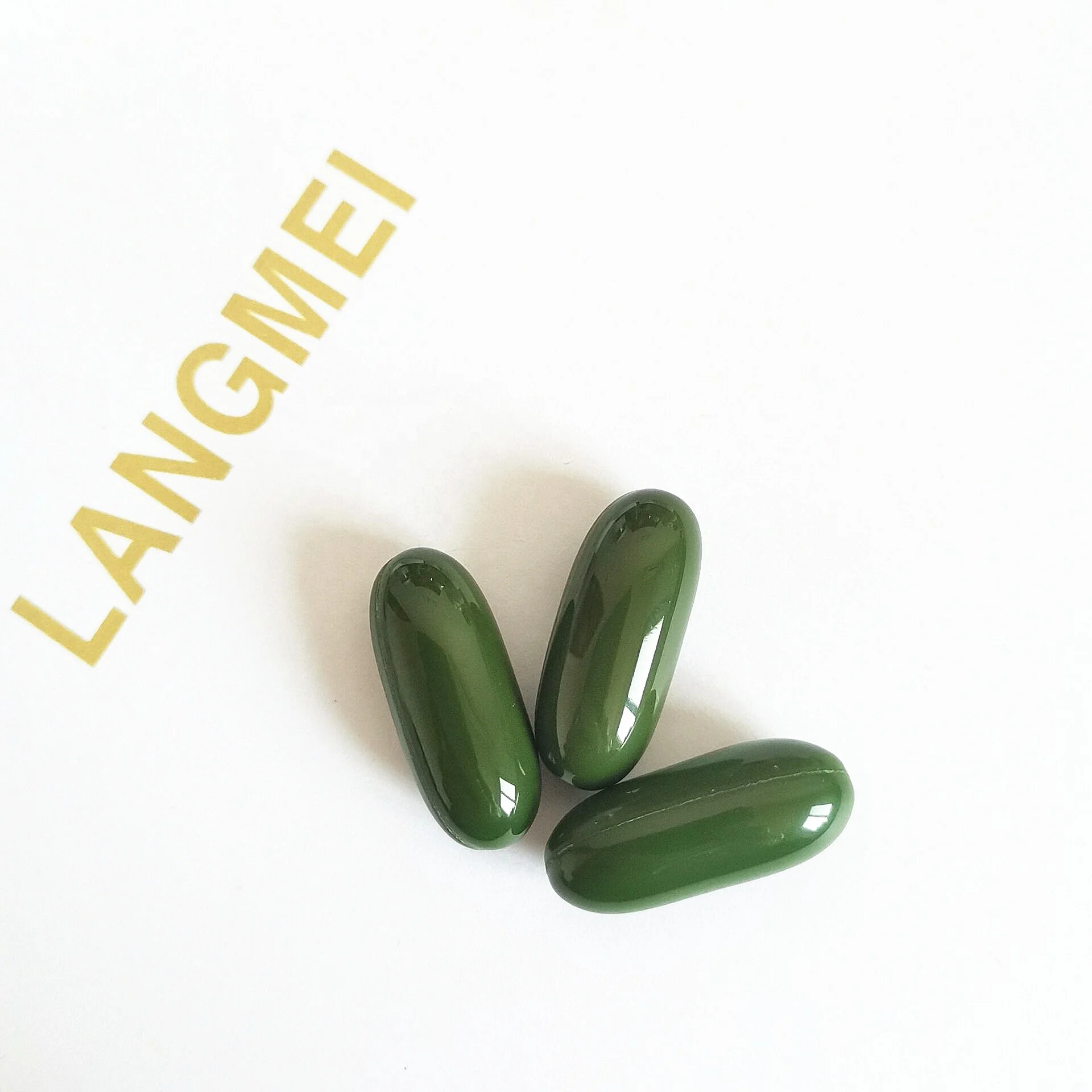 
Herbal Supplements Halal Vegan Spirulina Softgel Capsules in Vitamins Private Label 
