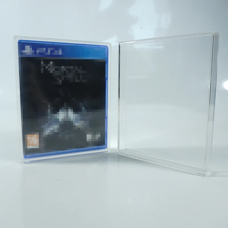 uv resistant clear acrylic protector case for video games snes ps3 ps4 ps5