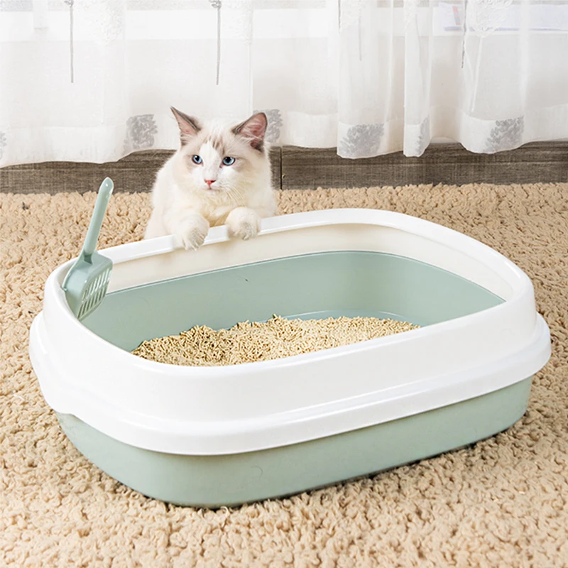 L 2020 new coming durable cat toilet eco-friendly plastic cat litter box