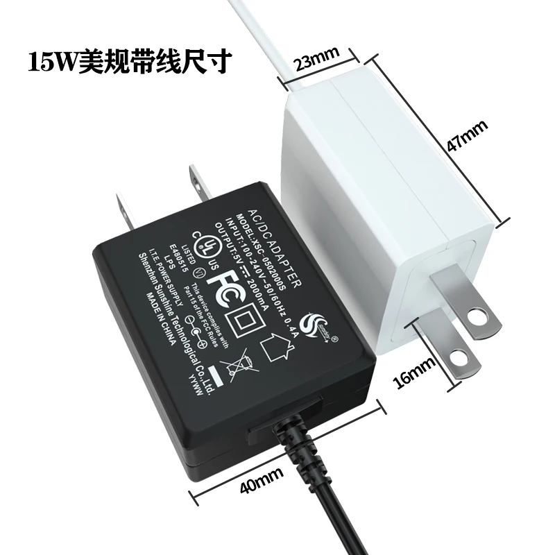 Ac100-240v Input 12v 1.25a 15w Ac To Dc Switch Mode Led Power Adaptor Wall Type With Pes Kc Ce  Certified