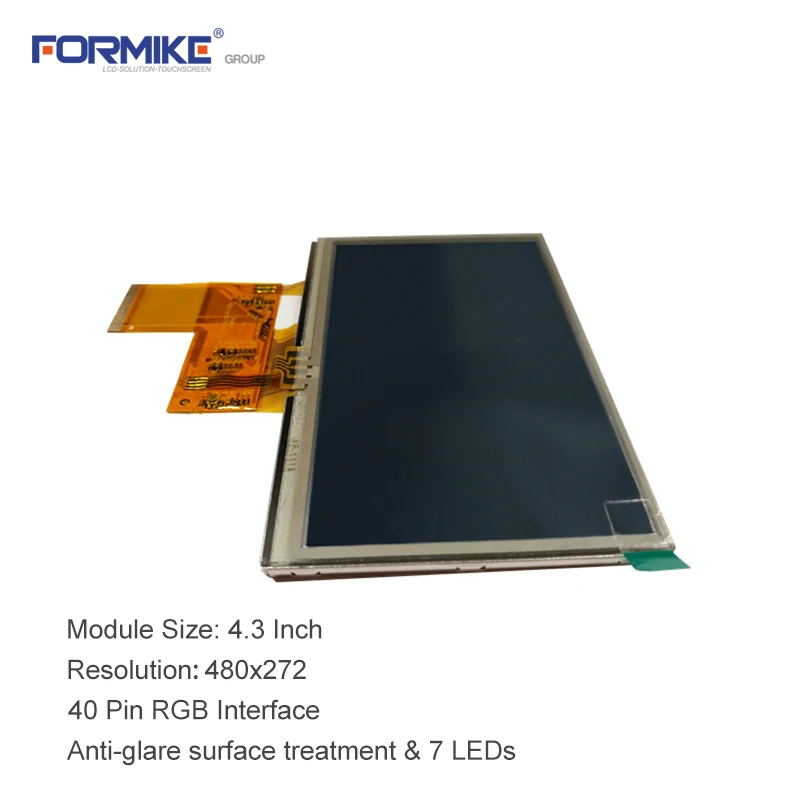 4.3 inch 40 pin 480x272 LCD panel with touch KWH043ST12-F04 V.2