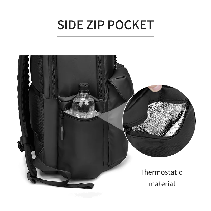 Outwalk man backpack USB Charger Anti Theft Smart Laptop Backpack bag Large Capacity Black waterproof