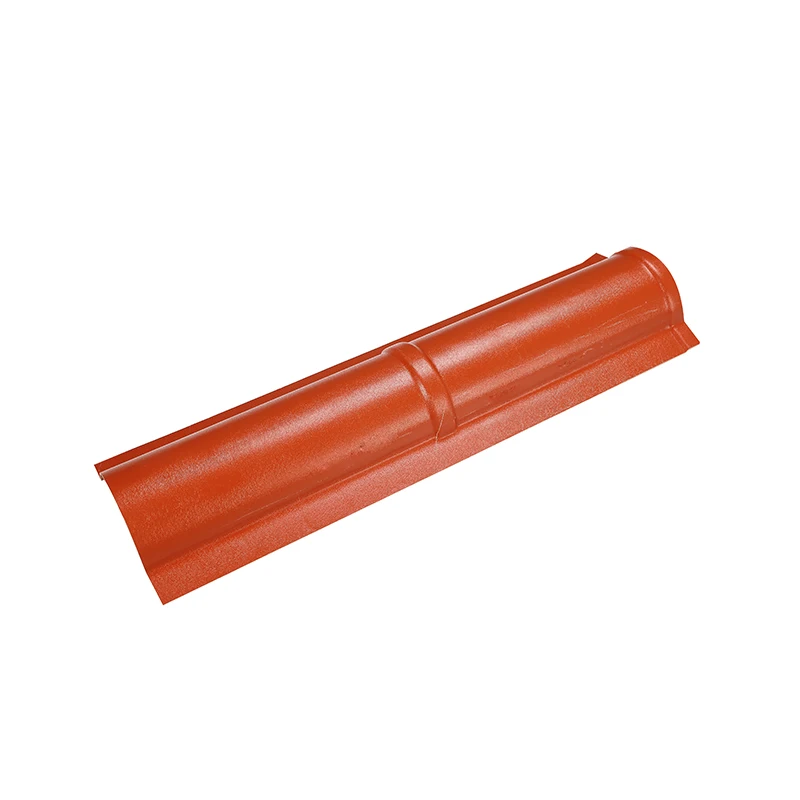 Green and environment friendly wpc clay roof ridge tile