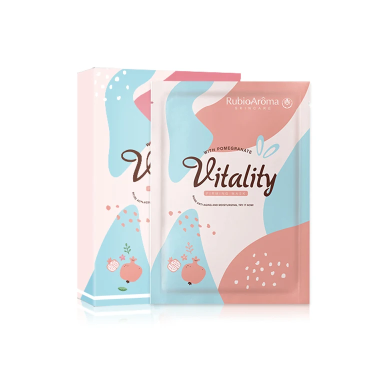 Huati Sifuli RubioAroma 25g repair Whitening Moisturizing vc aloe vera mulit effect Collagen firming Facial Sheet Mask