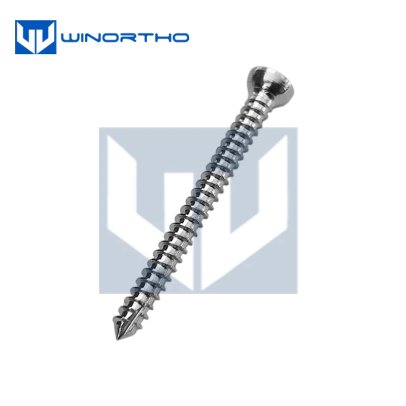 316LVM Stainless steel cortex bone screws self-tapping hex cortical  pet surgical tools and veterinary orthopedic instruments