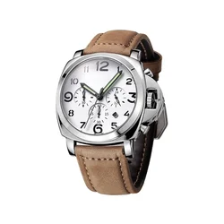 Лидирующий бренд мужские 10ATM погружения необычные часы с секундомером и календарем календарь наручные часы из нержавеющей стали в стиле милитари мужские, часы для мужчин