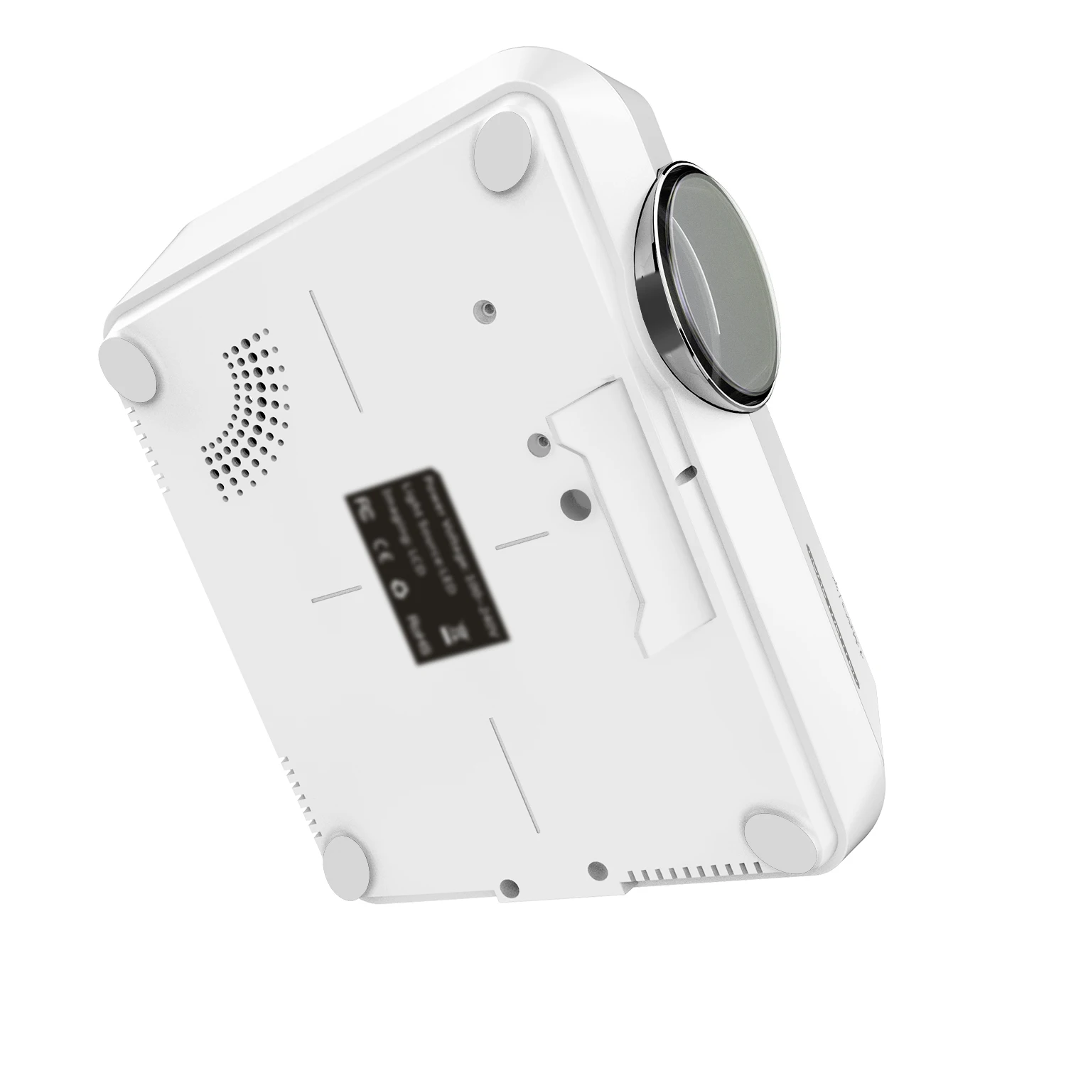 
Mini Pocket Smart Video Portable Projector S8 Movie Compatible With iPhone Android 2800 High Brightness Home Theater CE RoHS FCC 