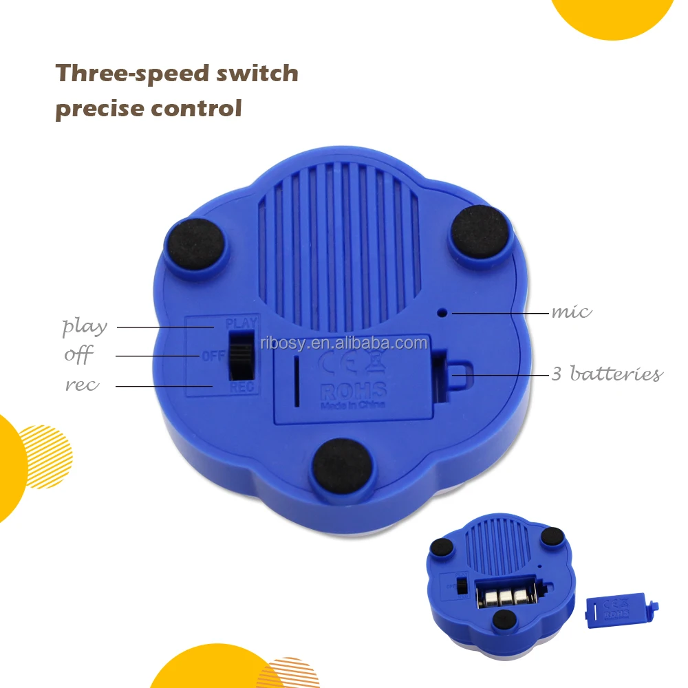 Newest design recordable answer talking buzzer custom sound easy button dog communication for small pets (set of 4)