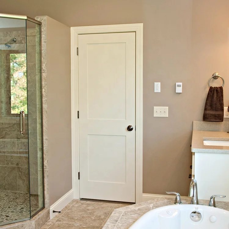 CBMmart Modern Houses Room Interior White Wood Door Lacquer Pre-hung Bedroom Doors
