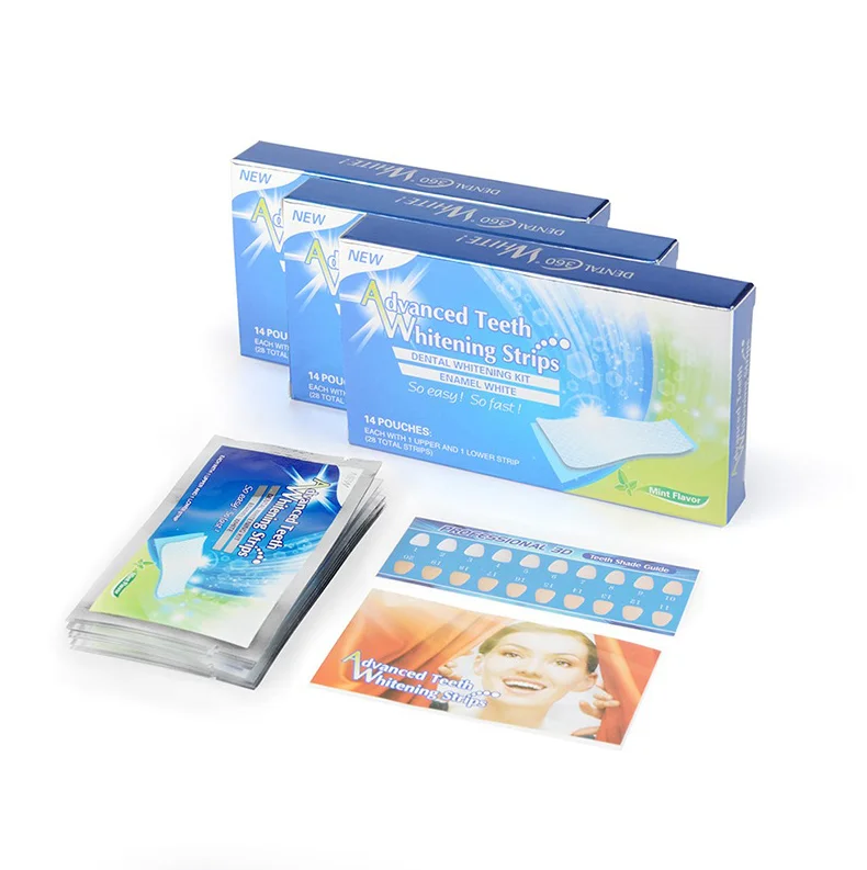 China factory Professional All Natural Wholesales Teeth Whitening Tooth Strips 3d Private Logo Coconut Activated Charcoal